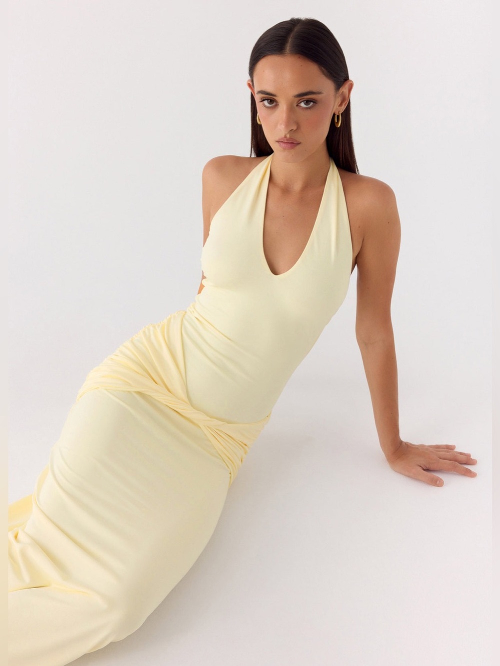 Peppermayo Maribelle Maxi Dress in Lemon - Size 6 - Picture 5 of 9